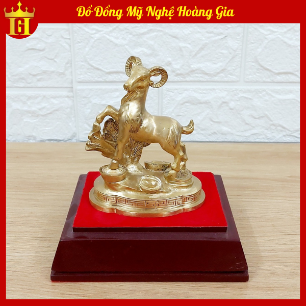 Tượng Dê Phong Thủy Bằng Đồng