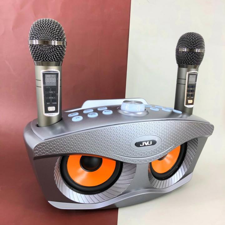 Loa Bluetooth kèm micro hát karaoke Không dây JVJ SD306 PLUS bản 2020 - Hàng Chính Hãng