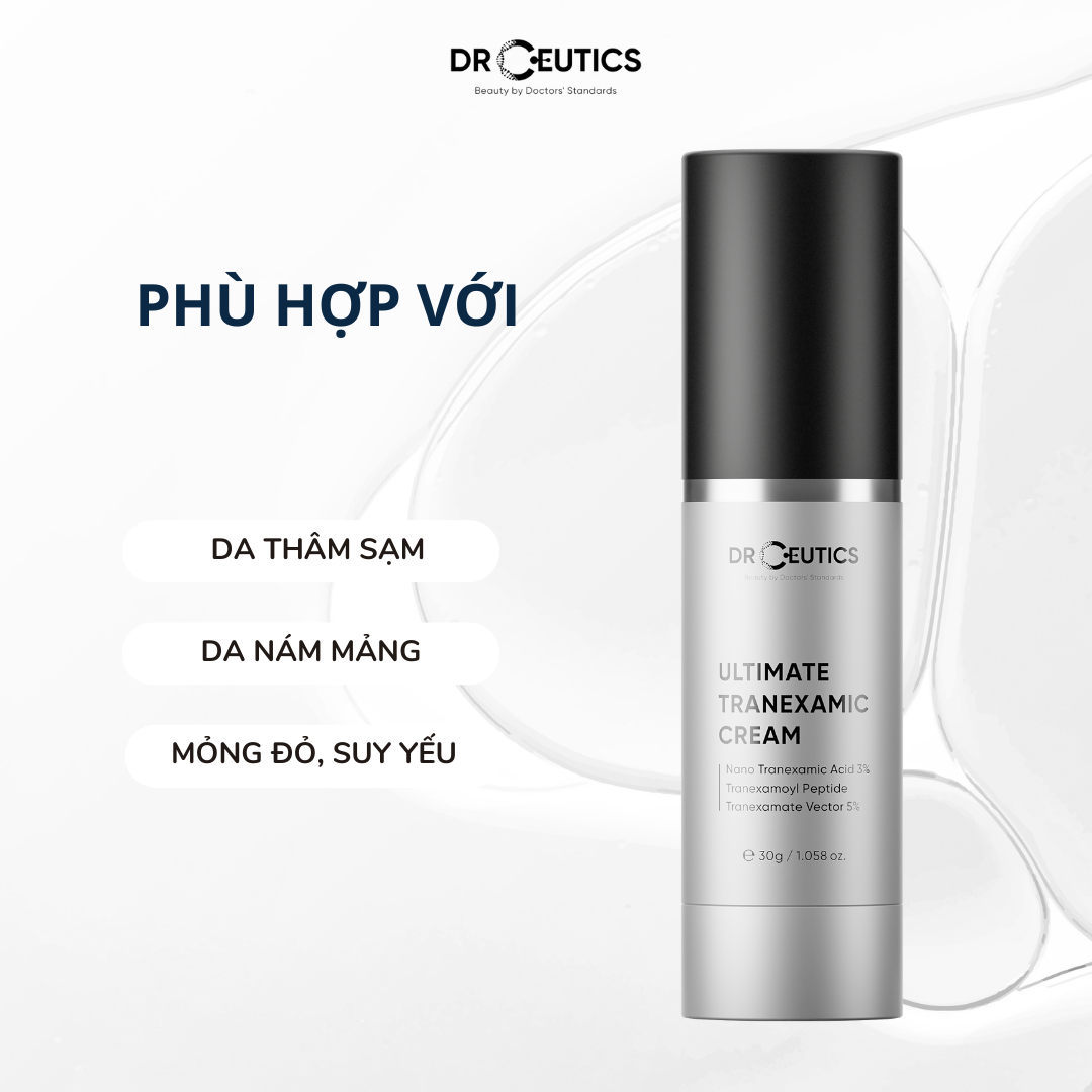 DRCEUTICS Kem Dưỡng Giảm Nám, Giảm Đỏ Và Làm Sáng Da Ultimate Tranexamic Cream