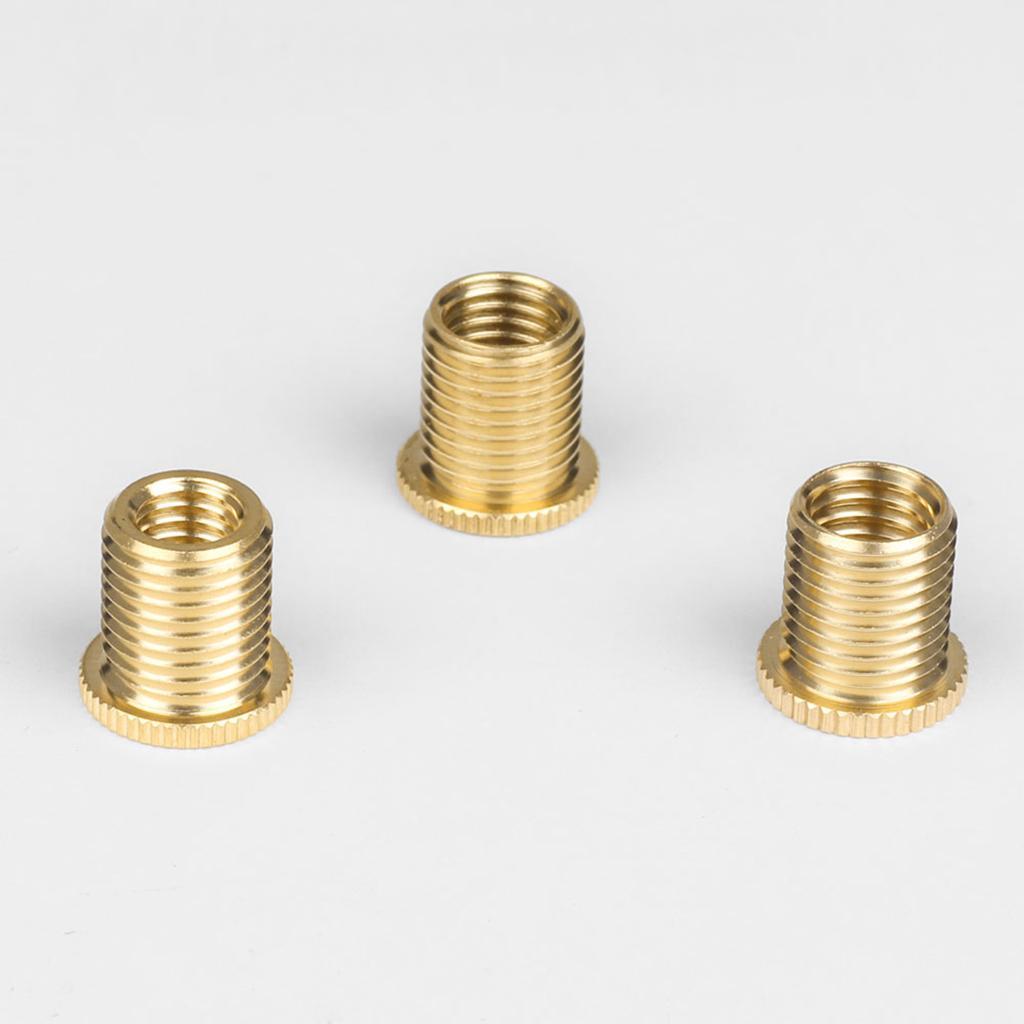 5X 5 Pcs Aluminum Alloy Auto Gear Knob Thread Adapter Nuts Insert Set