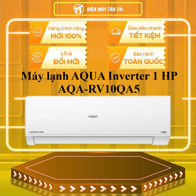 Máy lạnh AQUA Inverter 1 HP AQA-RV10QA5  - HÀNG CHÍNH HÃNG - CHỈ GIAO HCM