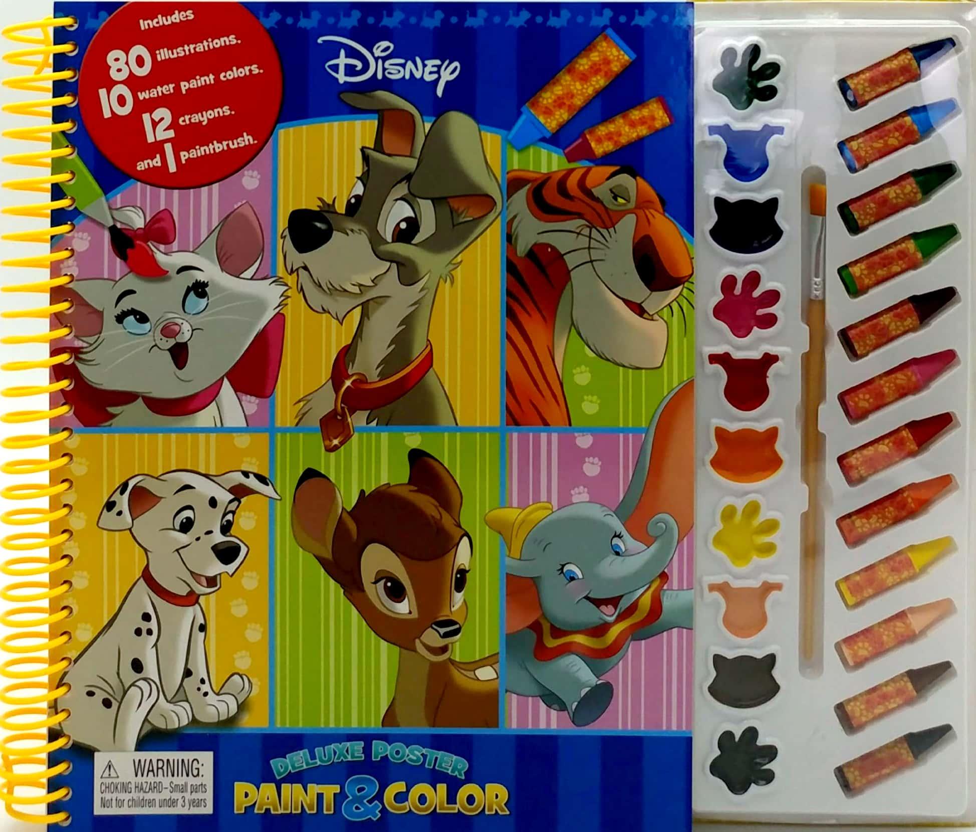 Disney Animals Classics Deluxe Poster Paint & Color