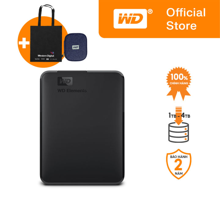 Ổ Cứng Di Động WD WD Elements Portable 2.5 Hàng Chính Hãng