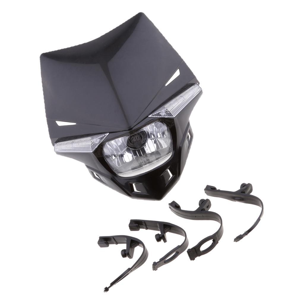 Motorcycle Headlight Head Lamp for   Black