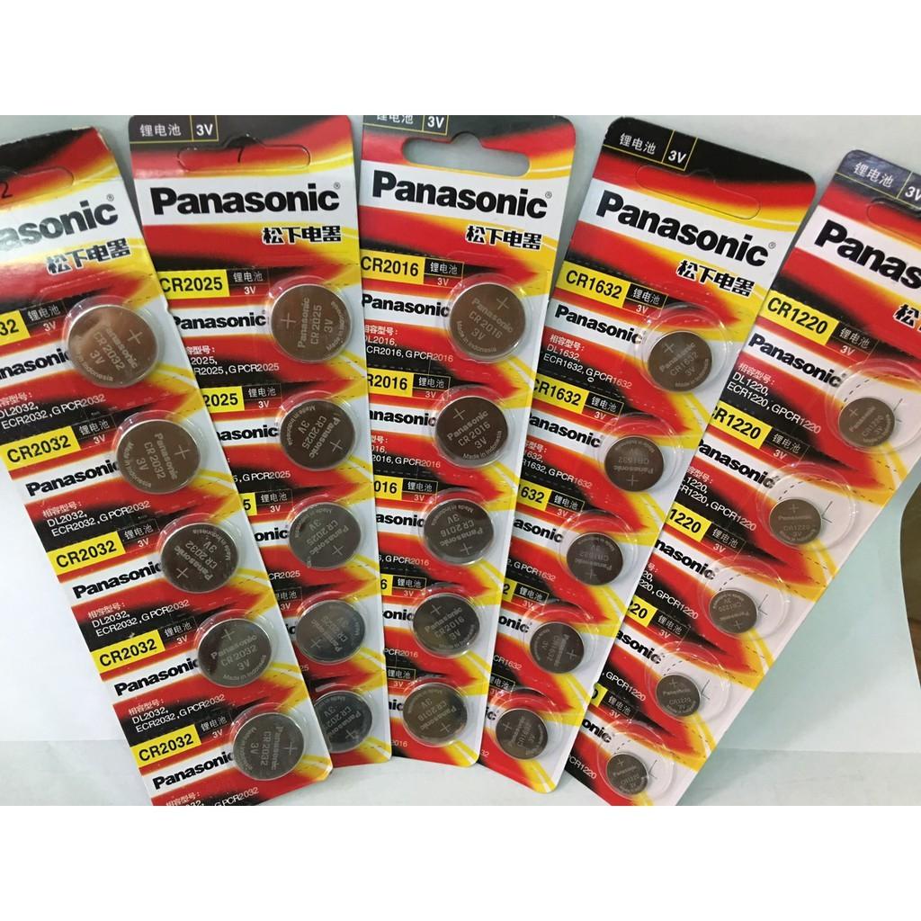 5 viên pin CR2032 Panasonic MÀU ĐỎ-HT