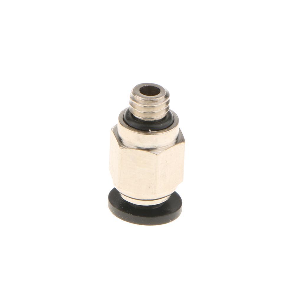PC4-M6 Male Straight Pneumatic PEFE Tube Push Fitting for  Extruder