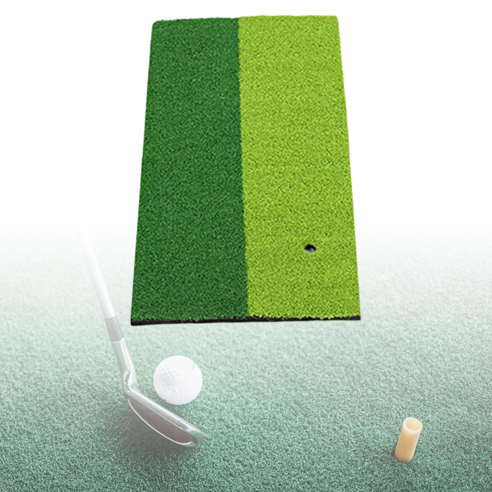 Golf Hitting Mat Grass Mat Swing Trainer for Outdoor Indoor Equipment Gifts