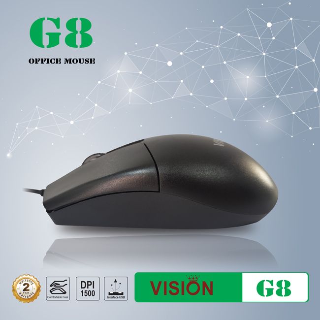 Chuột Vision G8 thích hợp cho mọi người công việc văn phòng- thiết kế -game - HT - HÀNG CHÍNH HÃNG