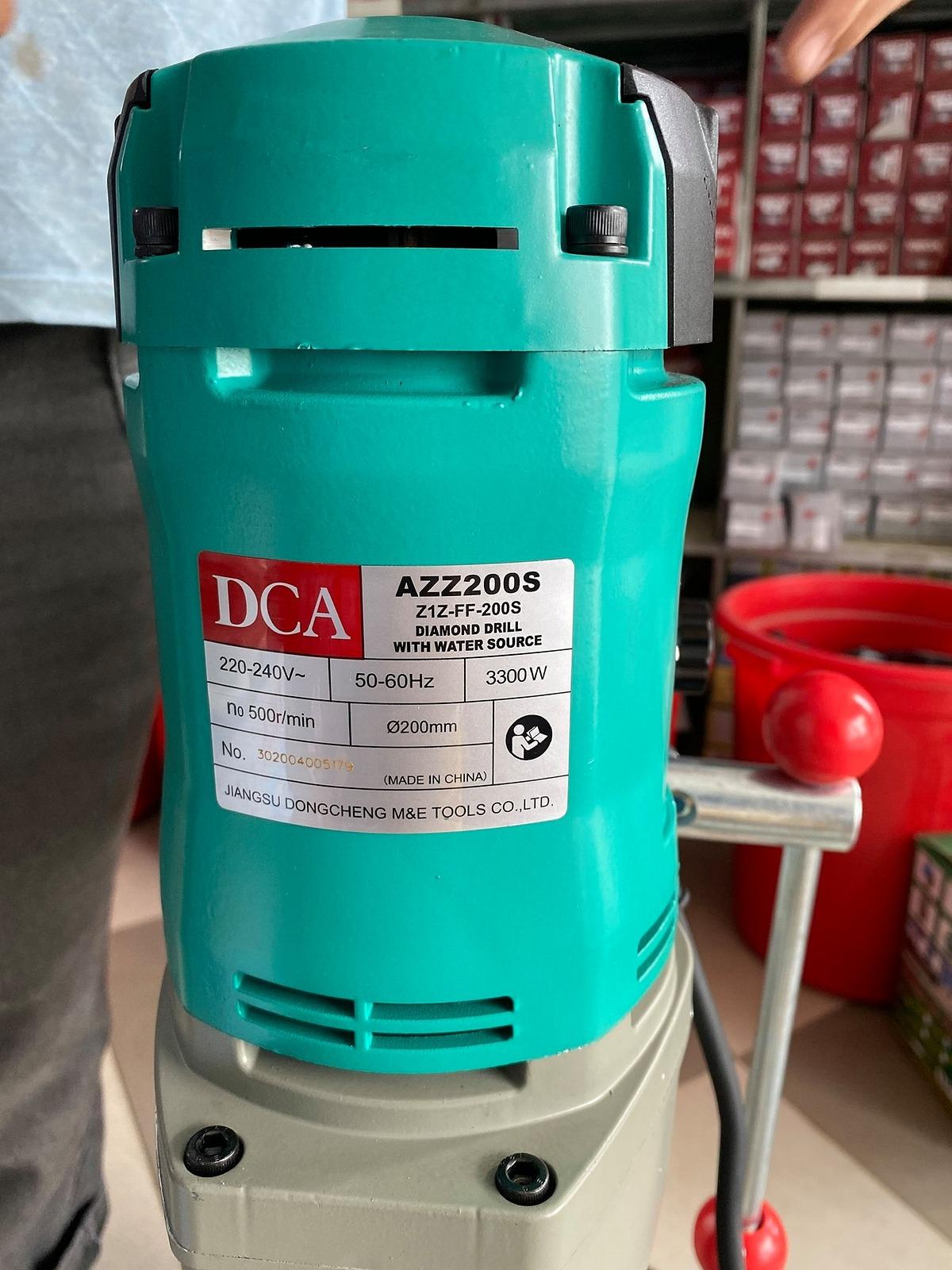 MÁY KHOAN ĐÁ 200MM 3300W DCA AZZ200S - HÀNG CHÍNH HÃNG