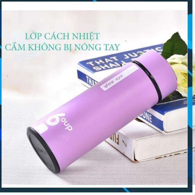 BÌNH ĐỰNG NƯỚC LÕI THỦY TINH BỌC NHỰA CHỐNG TRƠN TRƯỢT VA ĐẬP 6OUP 450ML CÓ 4 MÀU
