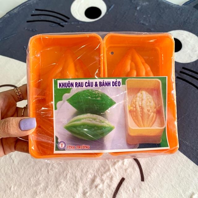 Khuôn rau câu - bánh dẻo hình trái mướp đắng