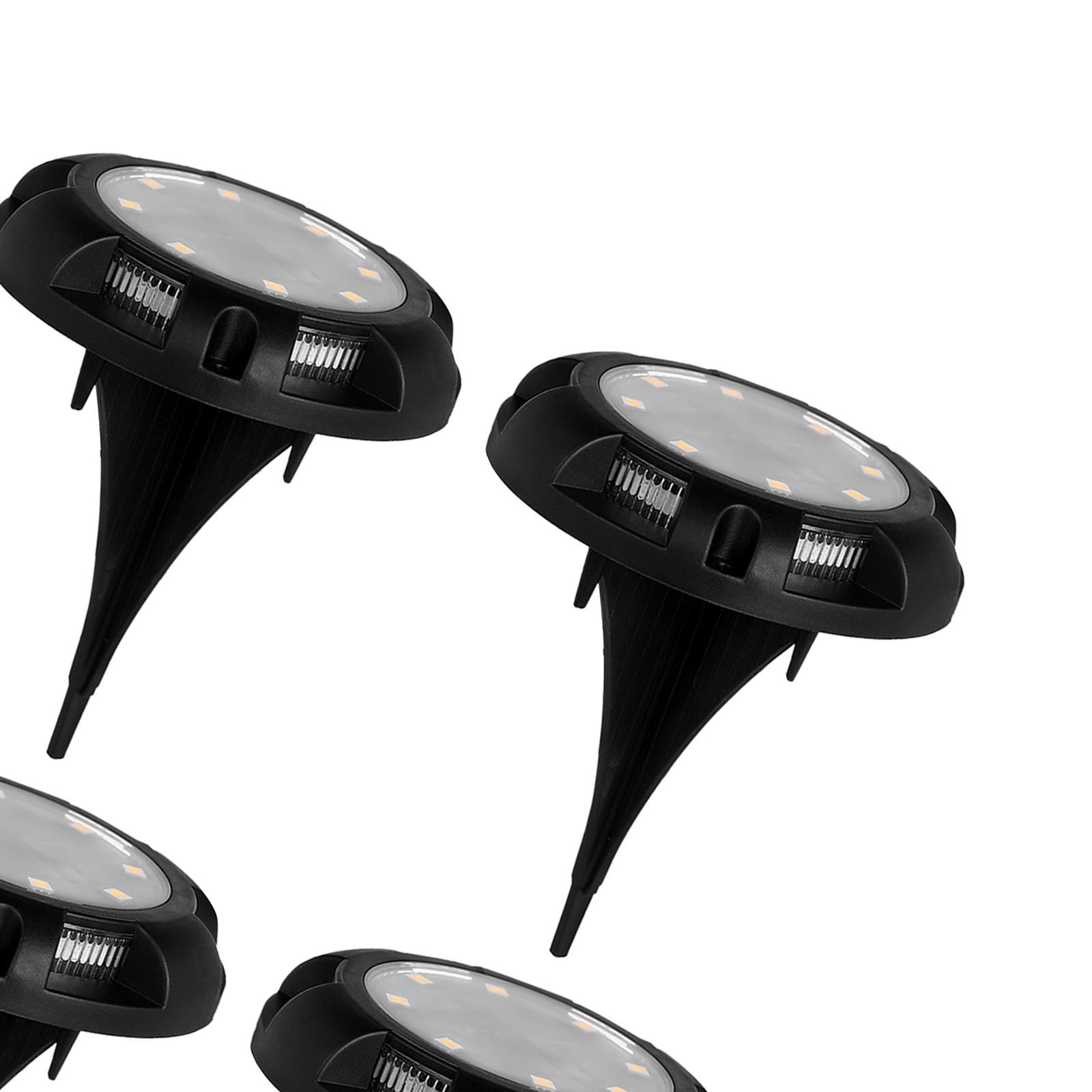 LED Solar Ground Lights Buried Lights Pathway Yard Lawn Lamp