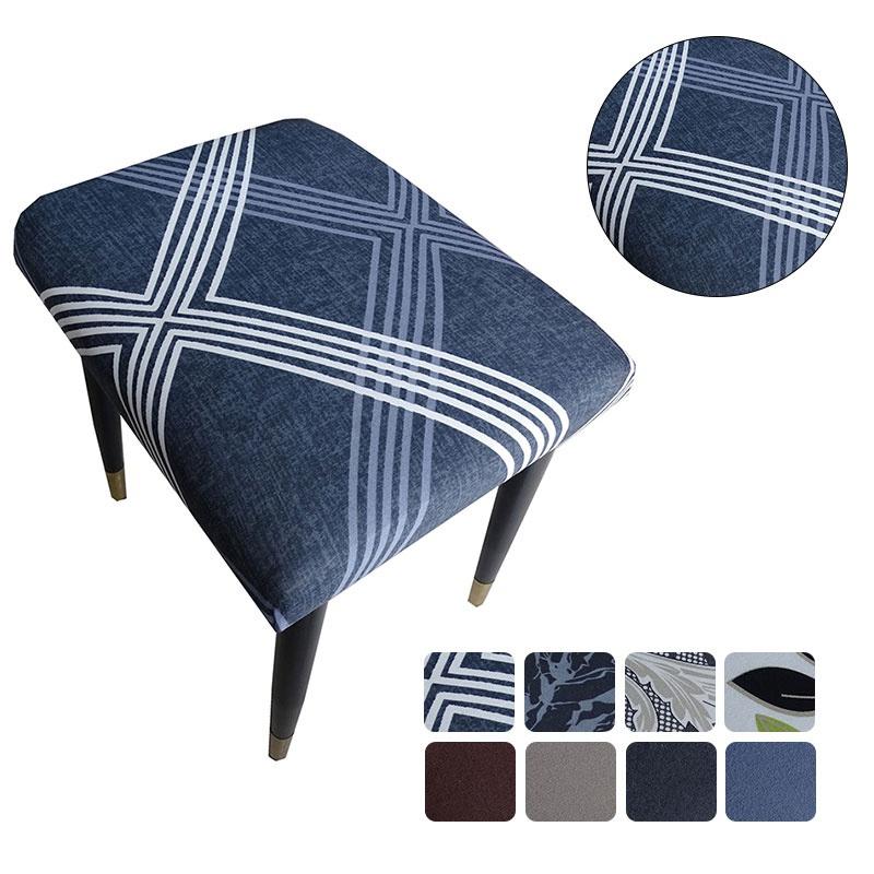 Nordic Spandex Chair Cover Stretch Ottoman Slipcover Home Furniture Protector