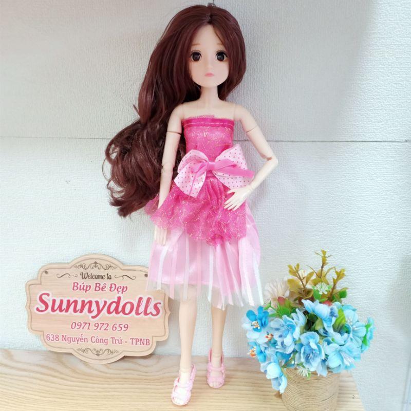 Búp Bê BJD 1/5 - 36cm Cơ Thể 21 Khớp Tóc Dài và Dày