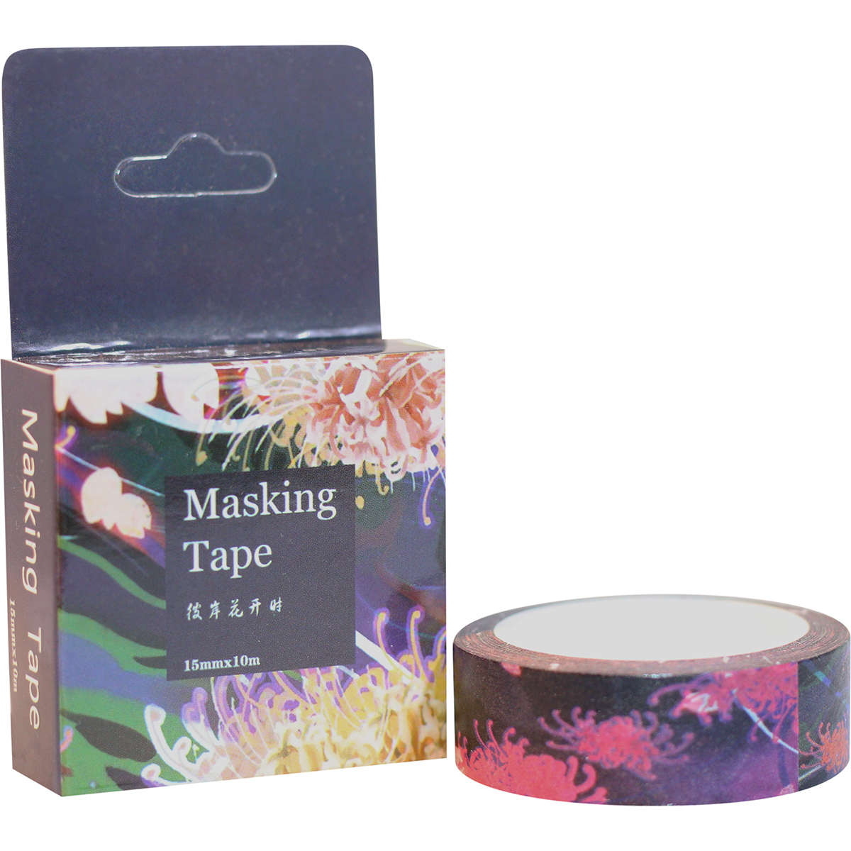 Băng Keo Giấy Trang Trí Masking Tape - Hoa Đêm