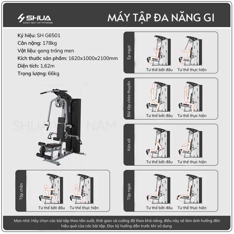 Máy Tập Đa Năng SHUA SH-G6501