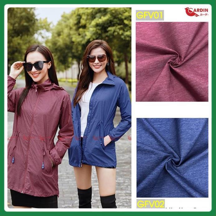 Áo Khoác Nữ, Áo Gió Nữ Vân Xước 2 Lớp Cao Cấp Dáng Dài Cho Nữ - Cản Gió, Chống Nước, Chống Nắng