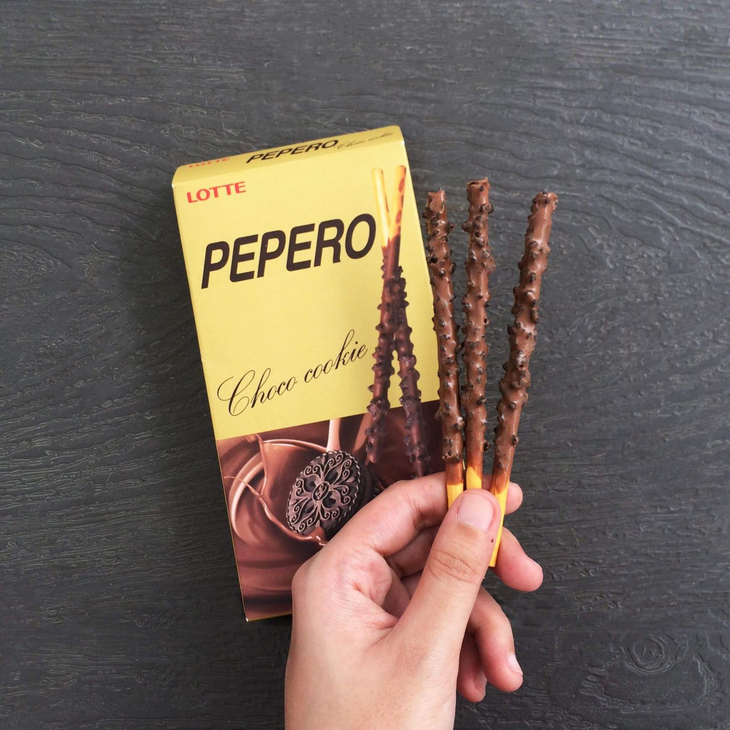 Combo 6 hộp Bánh que Lotte Pepero vị Choco Cookie 32gr