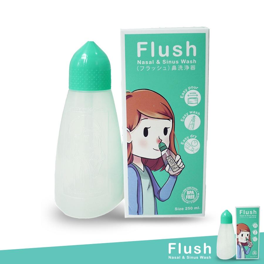 Combo 2 Bình Rửa Mũi Cho Trẻ FLUSH Chính Hãng Dung Tích 250ml