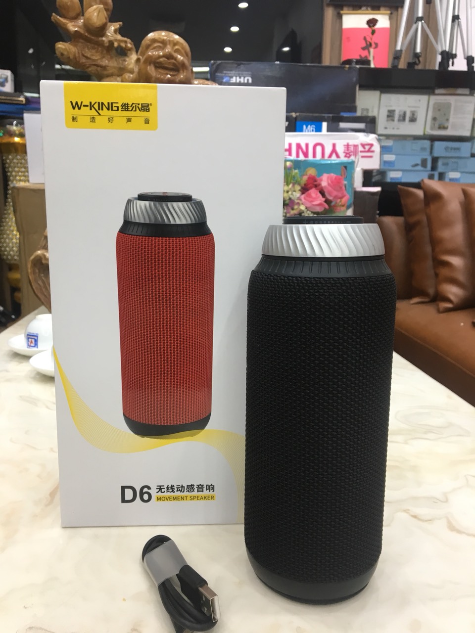 Loa Bluetooth W-King D6 - Hàng Nhập Khẩu