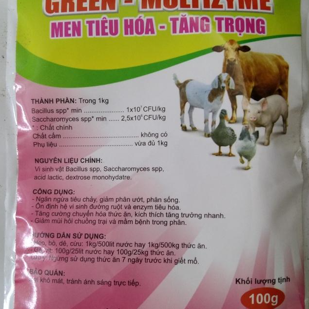 1 GÓI MEN TIÊU HÓA - TĂNG TRỌNG (100GRAM)