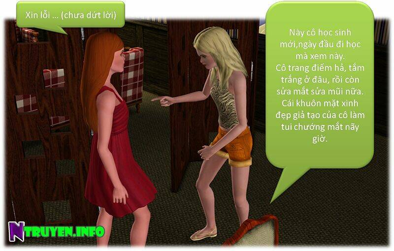 truyện sims - bí mật màu xanh chapter 2 11