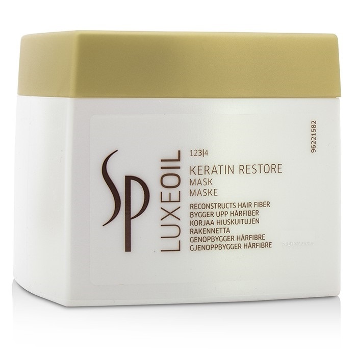 Mặt nạ ủ tóc SP Luxeoil Keratin Restore Mask phục hồi Wella Đức 400ml