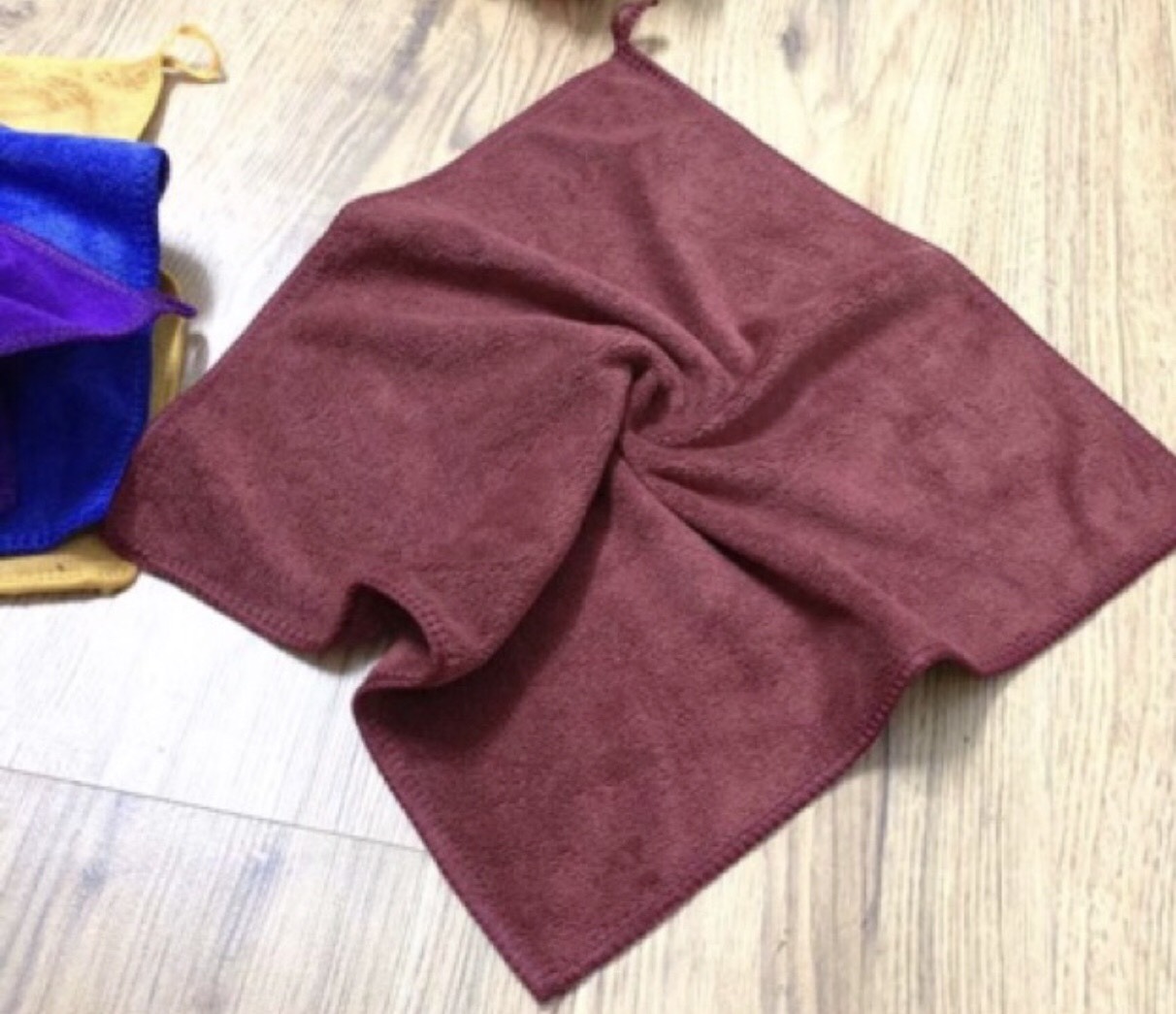 Khăn lau bếp, lau ô tô, lau bàn, khăn KT 30 * 30 cm
