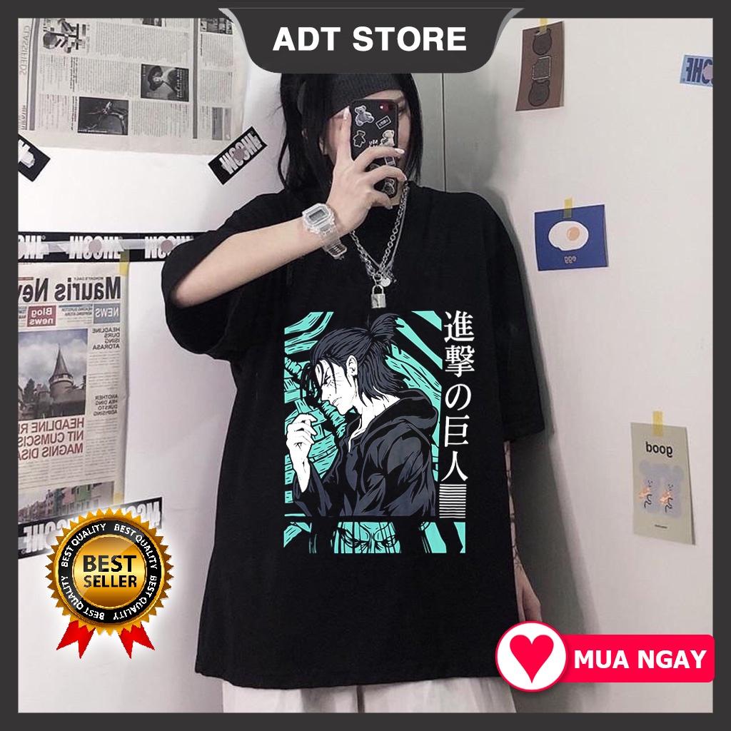 Áo thun tay lửng in hình anime Final Season Attack on Titan Eren Tiến công nam nữ đủ size cực chất giá rẻ