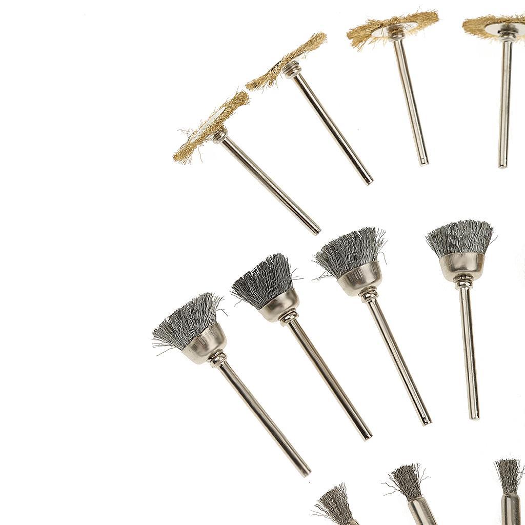 24pcs Polishing Compound Buffing Wheel Pad Brusher Kit Jewelry PolishingTool