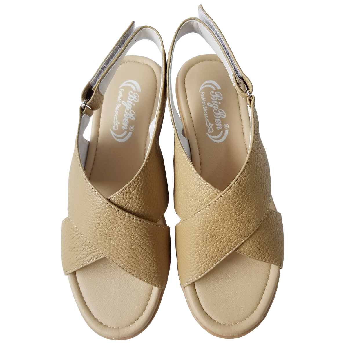 Giày Sandal Cao Gót Da Bò BIGGBEN Cao 5 Phân SDCG146