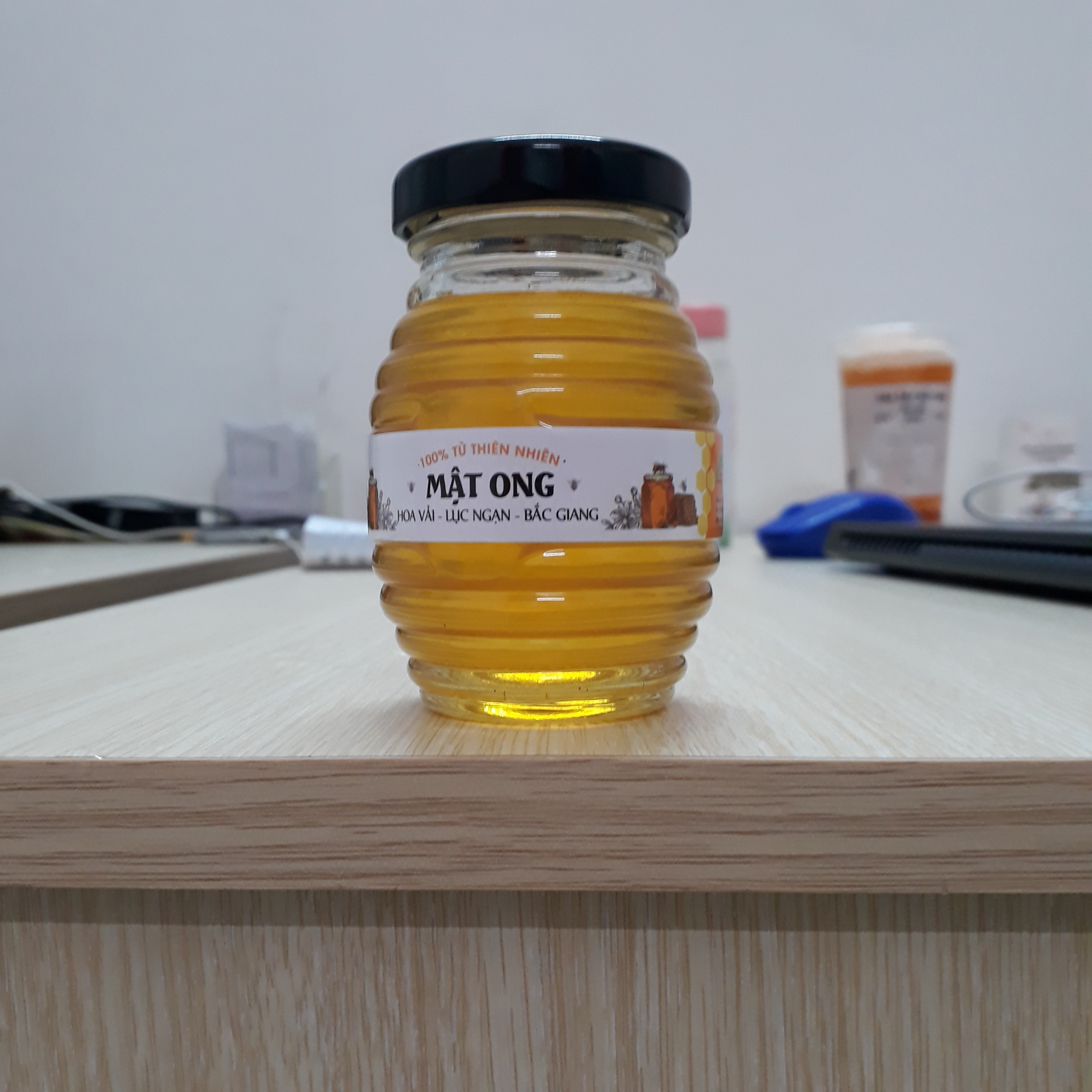 Mật ong hoa vải Lục Ngạn Bắc Giang Nguyet Le - Nguyên chất từ thiên nhiên - Chai 100ml