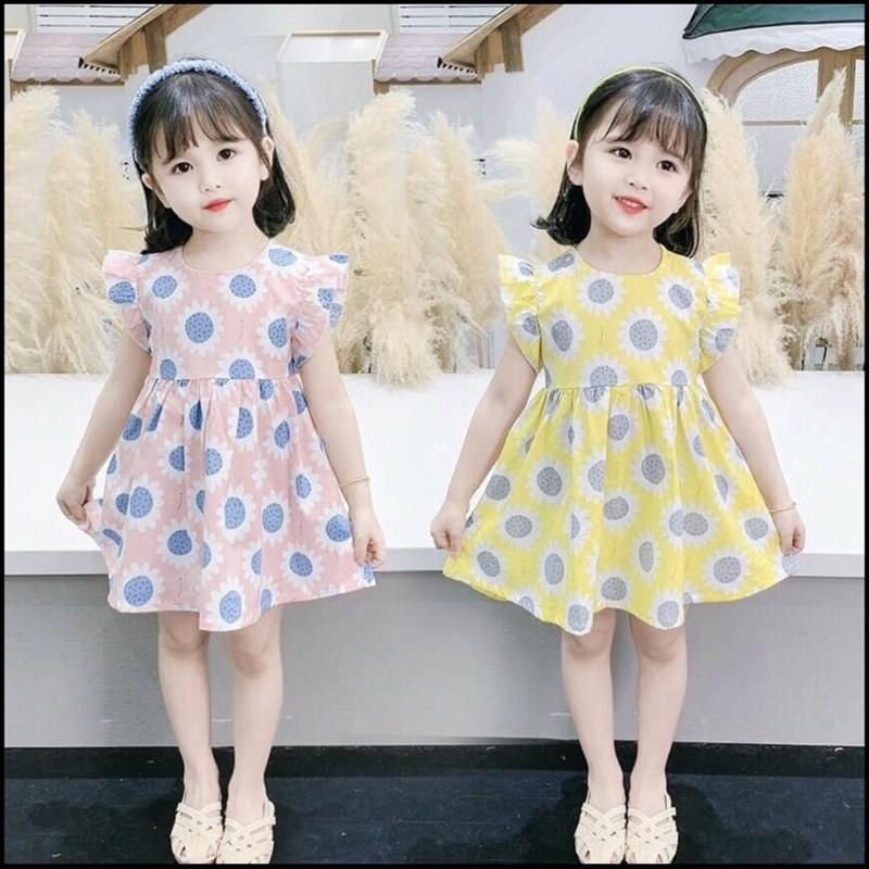 Váy đũi lụa cánh tiên cho bé gái từ 8-22kg