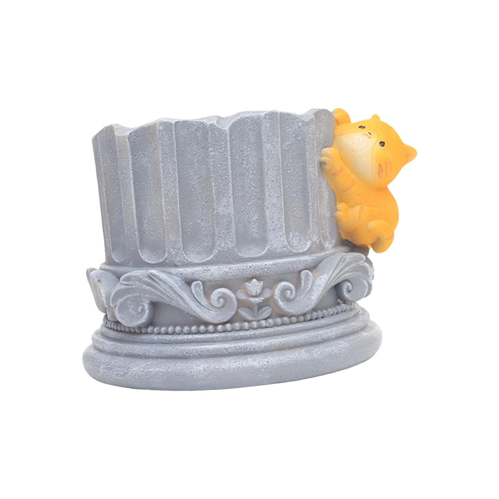 Cactus Planter Decorative Garden Container Desktop Ornament Flower Plant Pot