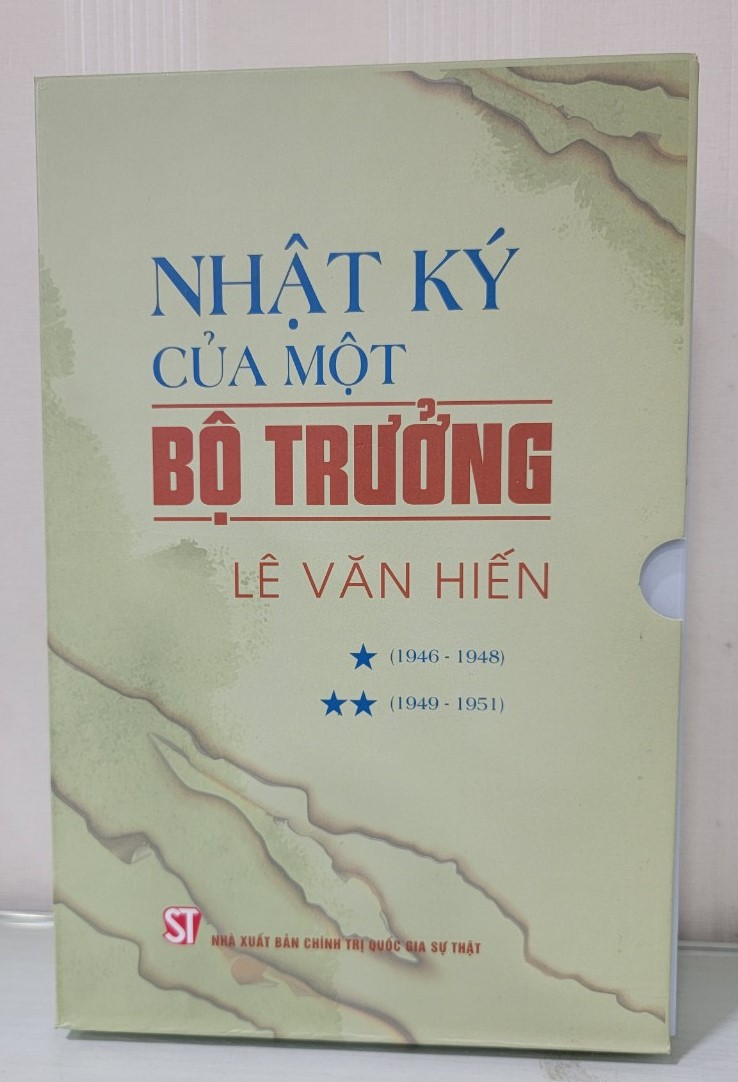 [Ấn bản 2023] Boxset 2 tập NHẬT KÝ CỦA MỘT BỘ TRƯỞNG - Lê Văn Hiến - NXB Chính Trị Quốc Gia Sự Thật