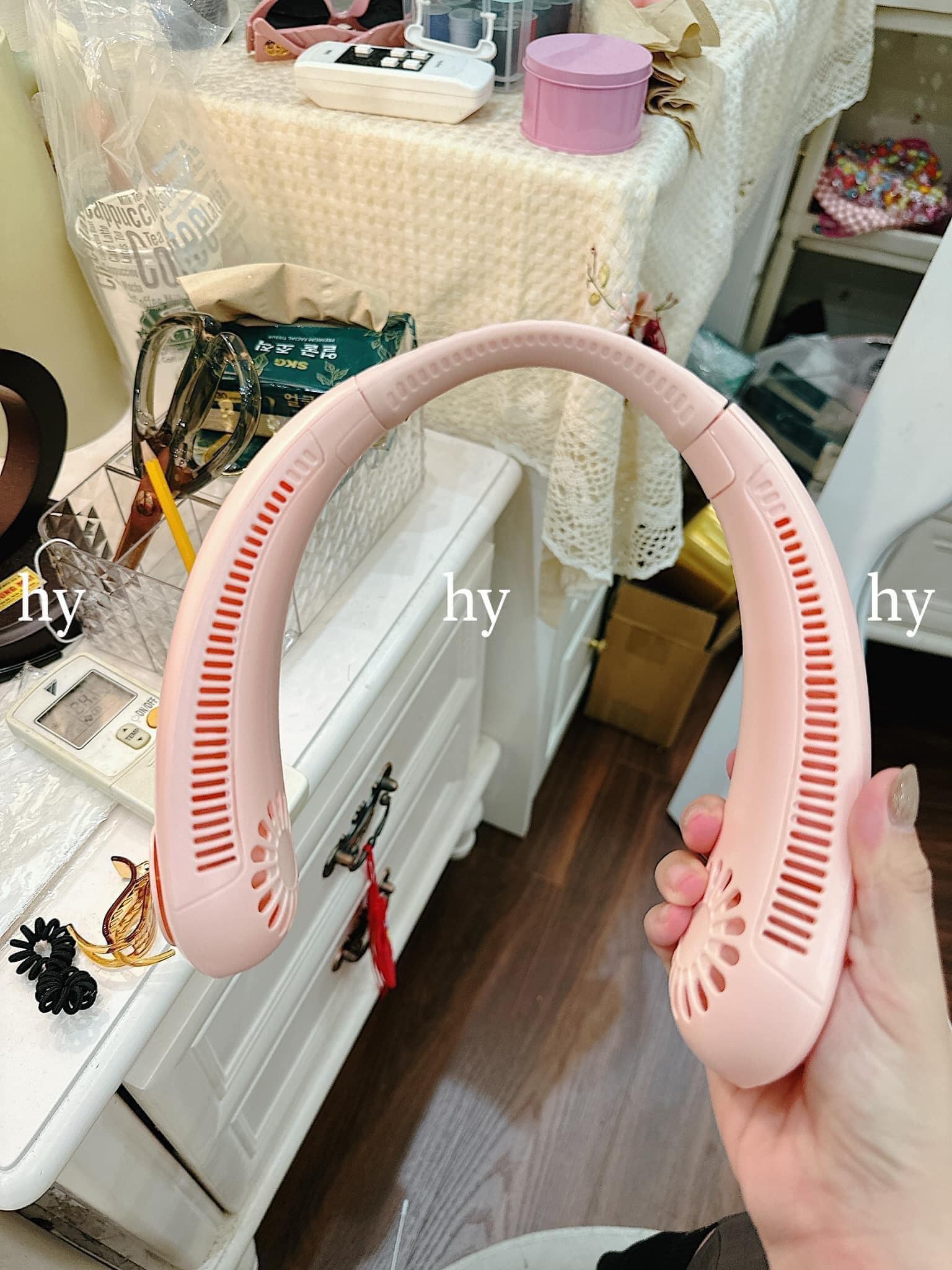 Quạt Quàng Cổ Không Cánh Hình Thú Siêu Cute - Hàng Chính Hãng