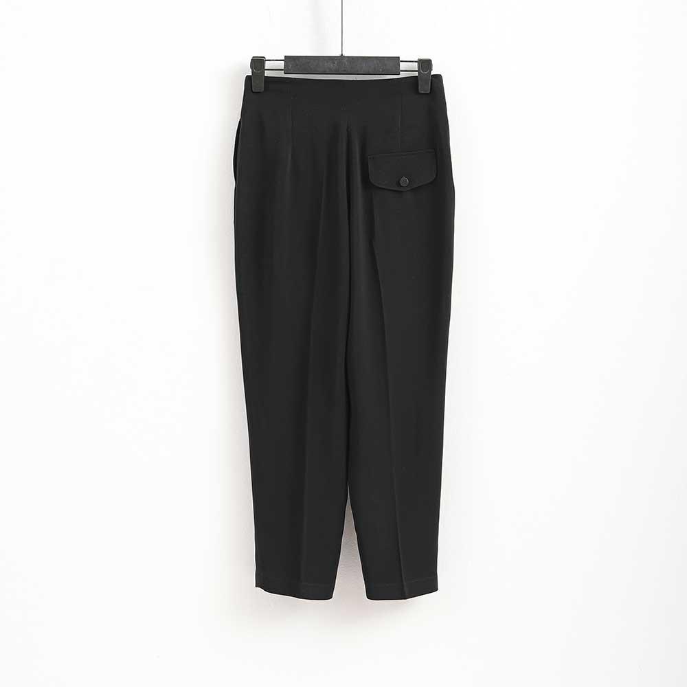 Quần nữ công sở thanh lịch, vạt chéo 3 cúc, chất chéo Hàn cao cấp TK Fashion - QK431