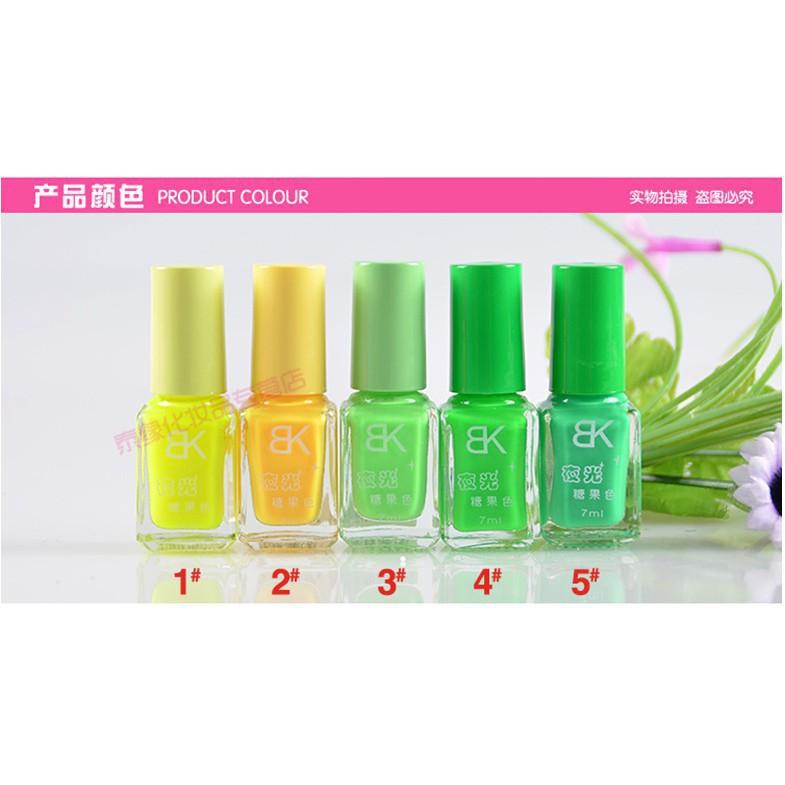Sơn Móng Tay dạ Quang - sơn phát sáng-trang trí đồ vật 202_u full hộp Fyiyi
