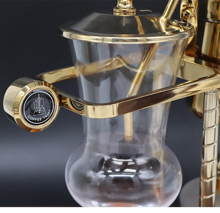 Bộ Bình Pha Cafe Balance 6 Cup Cao Cấp - Mạ Vàng