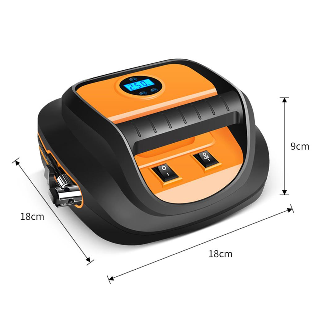 Air Compressor, Multi-Function Digital Display Portable Air Compressor Pump for Car, Bicycle, Ball, Air Mattress, Rubber Boat