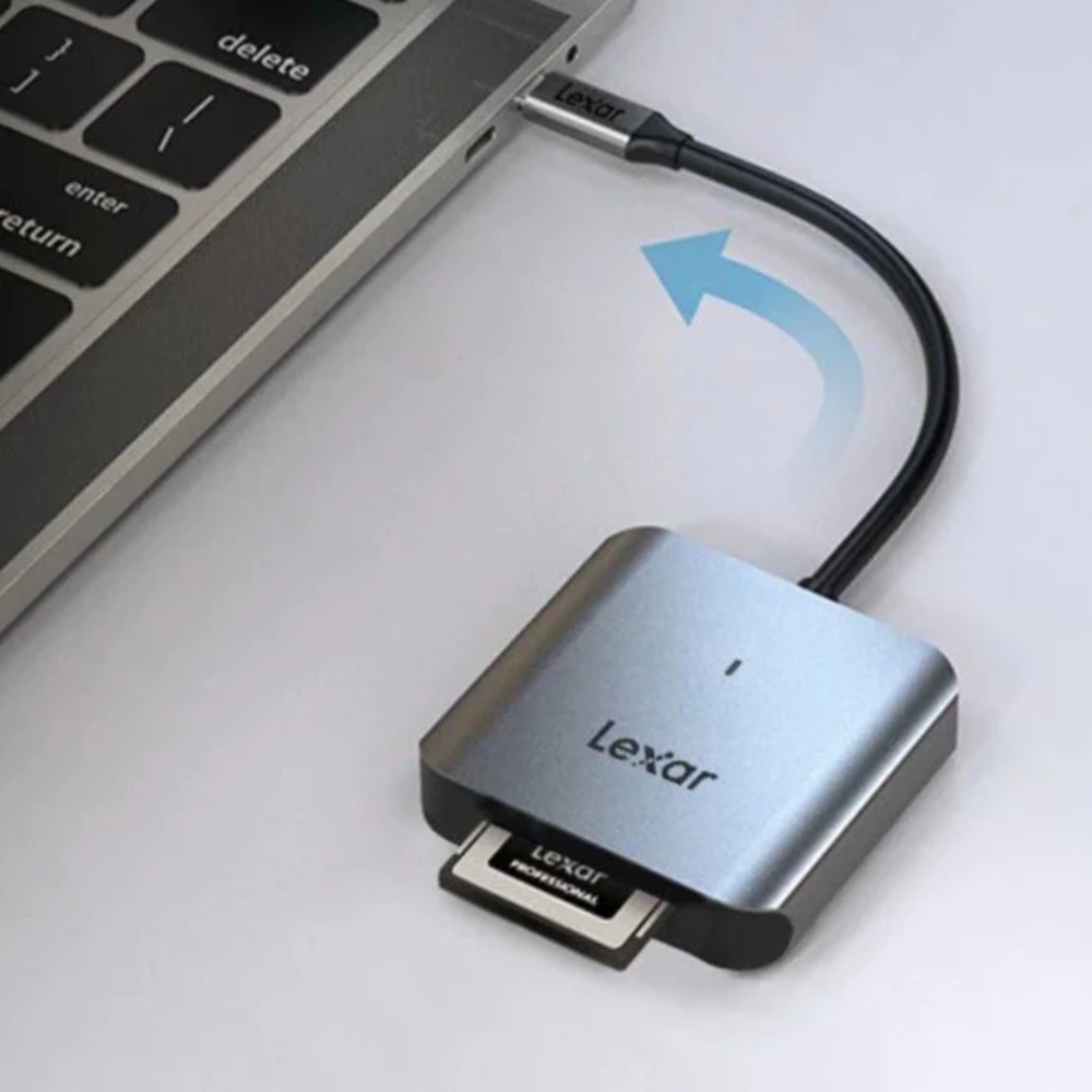 Đầu đọc thẻ nhớ Lexar CFexpress Type B USB-C 3.2 Gen 2 Reader (LRW510U-BNHNG) - Hàng chính hãng