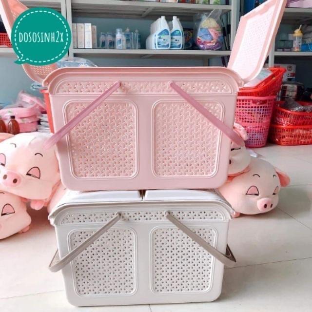 Làn nhựa, giỏ nhựa đựng đồ cho bé 2604