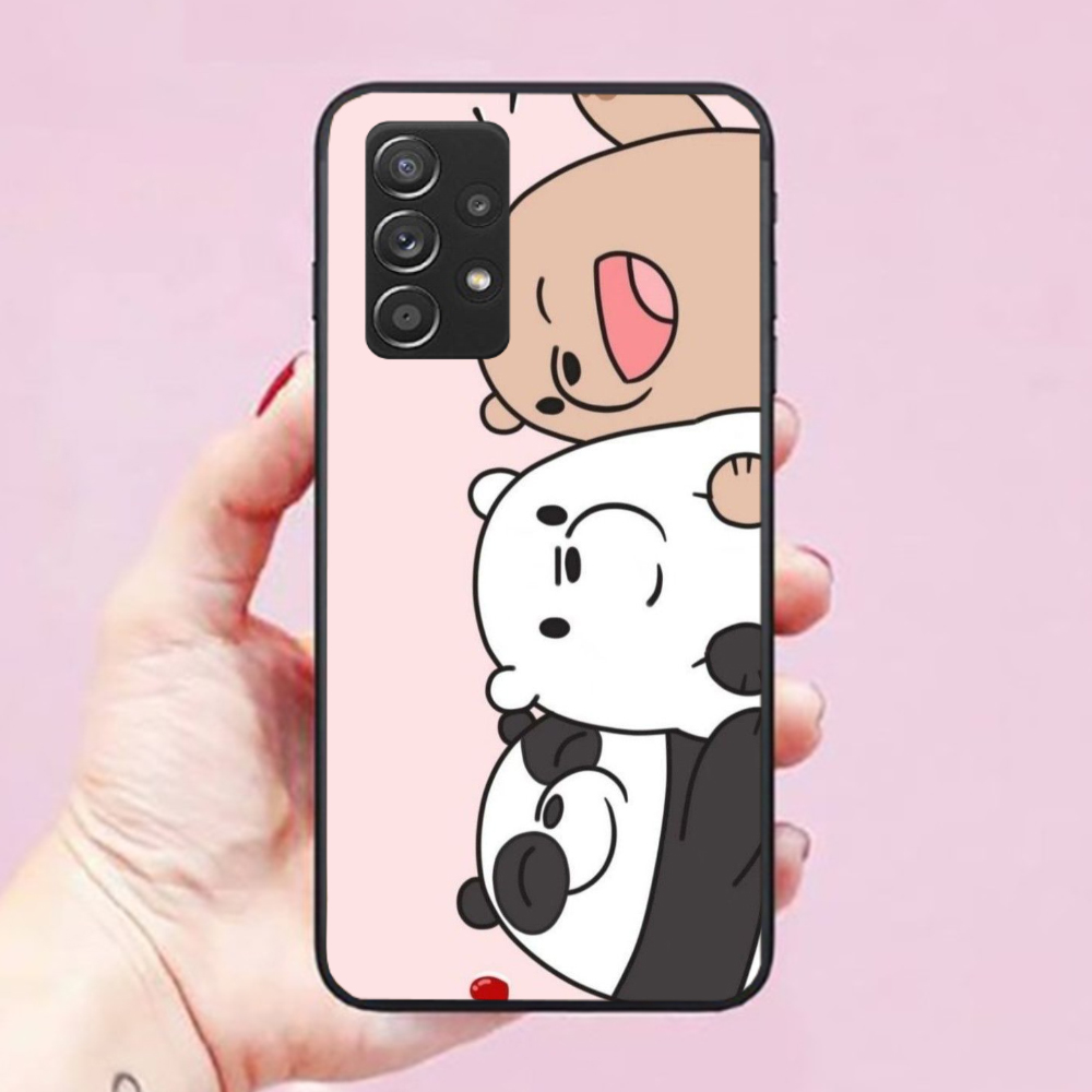 Ốp lưng dành cho điện thoại Samsung Galaxy A72-5G hình Chúng Ta là Gấu