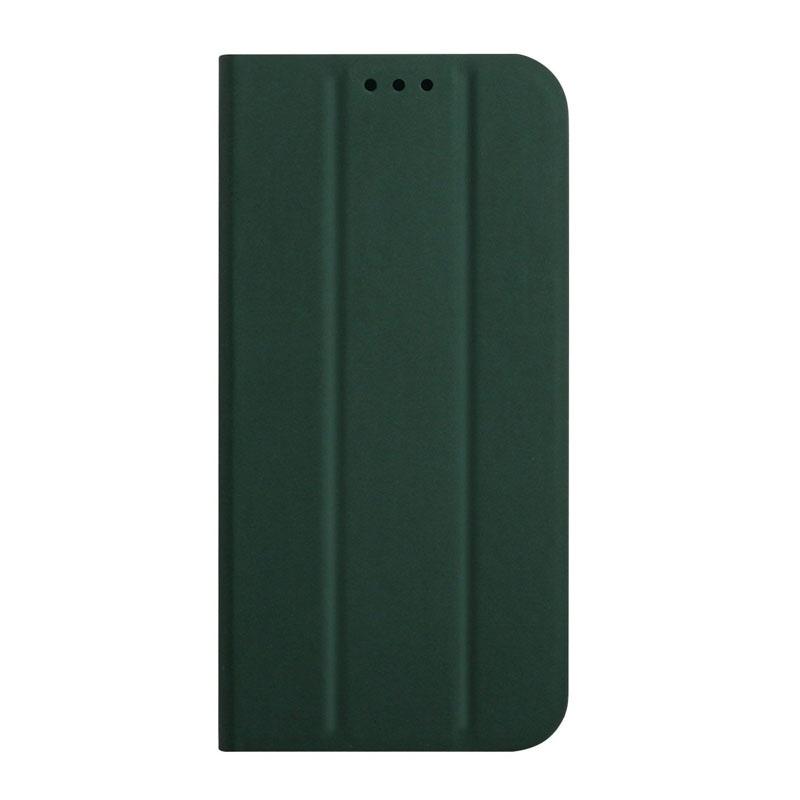 Ốp điện thoại da gập ba siêu mỏng màu trơn đơn giản cho iPhone 11 Pro Max 12 Mini 12 Pro Max