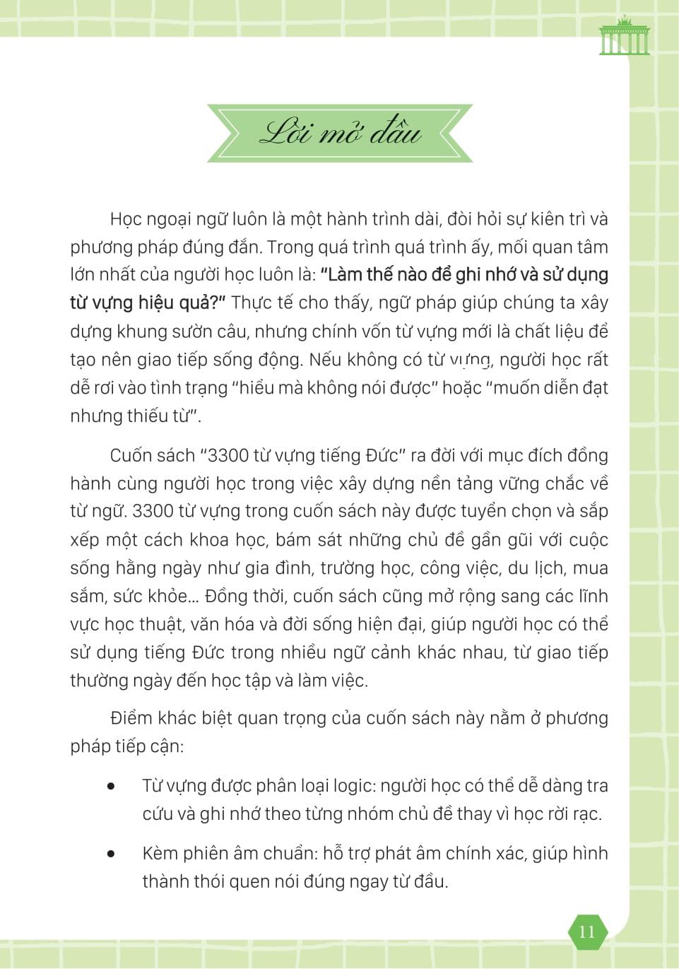 Sách - 3300 Từ Vựng Tiếng Đức Thông Dụng Theo Chủ Đề Dành Cho Người Mới Bắt Đầu