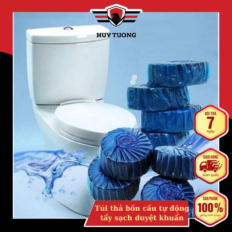 Combo 30 viên tẩy vệ sinh bồn cầu - Viên thả bồn cầu tẩy sạch Diệt khuẩn vết bẩn ở toilet Nhật Bản
