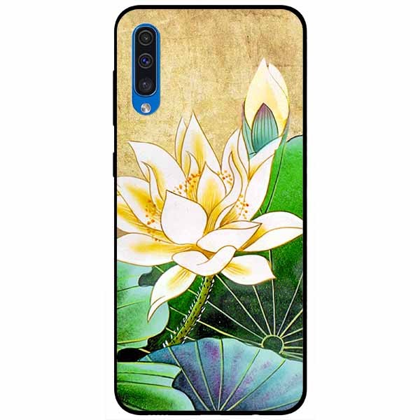 Ốp lưng dành cho Samsung A70 / A70s mẫu Hoa Sen Vàng