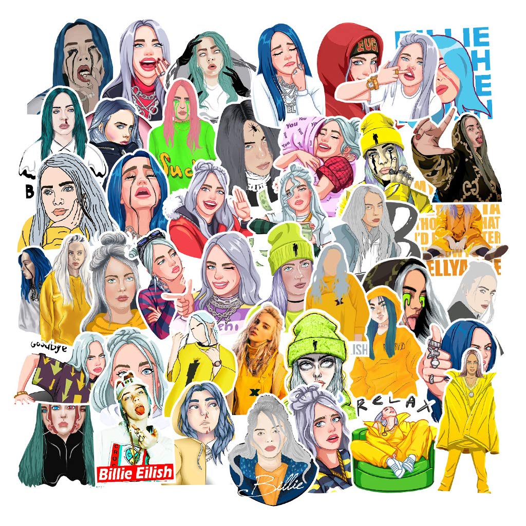 Set 60 Sticker Billie Eilish
