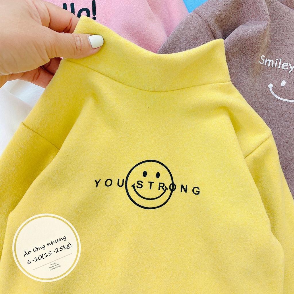 Áo giữ nhiệt LYBABY thu đông dài tay cổ cao cho bé trai AP20