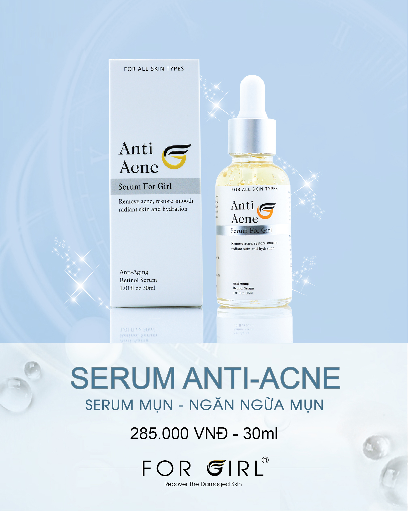 ANTI ACNE FOR GIRL Serum hỗ trợ điều trị mụn